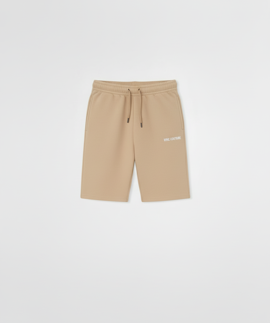 VRSC Couture Logo Shorts - Beige