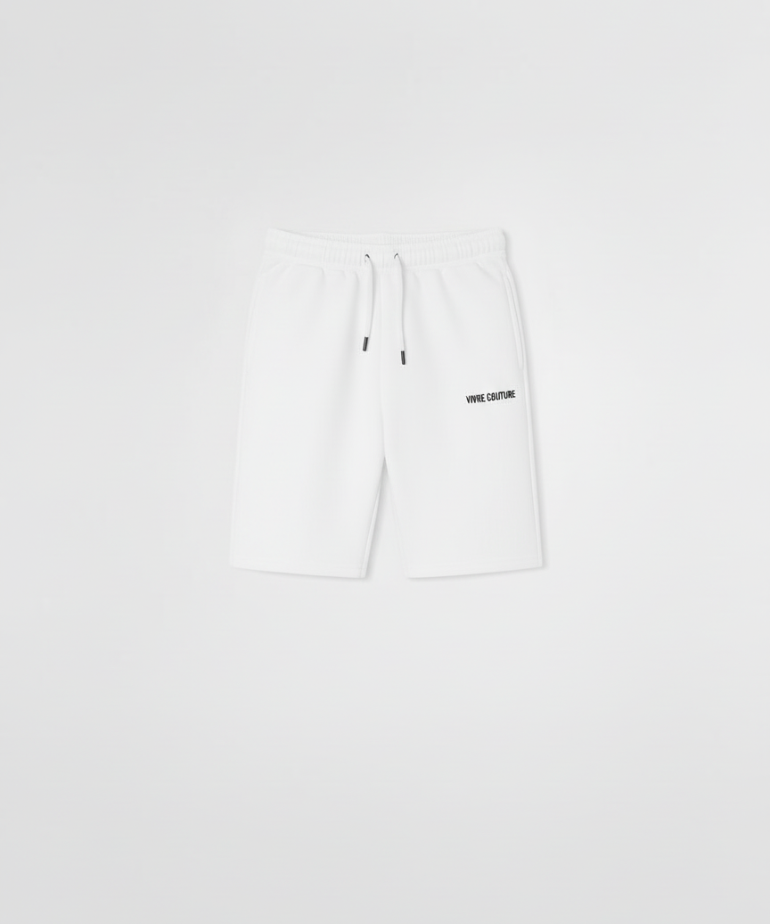 VRSC Couture Logo Shorts - Bianco