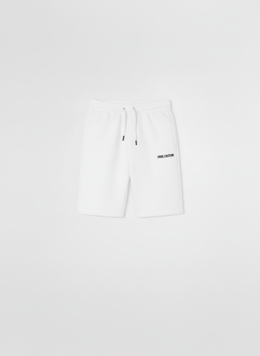 VRSC Couture Logo Shorts - Bianco
