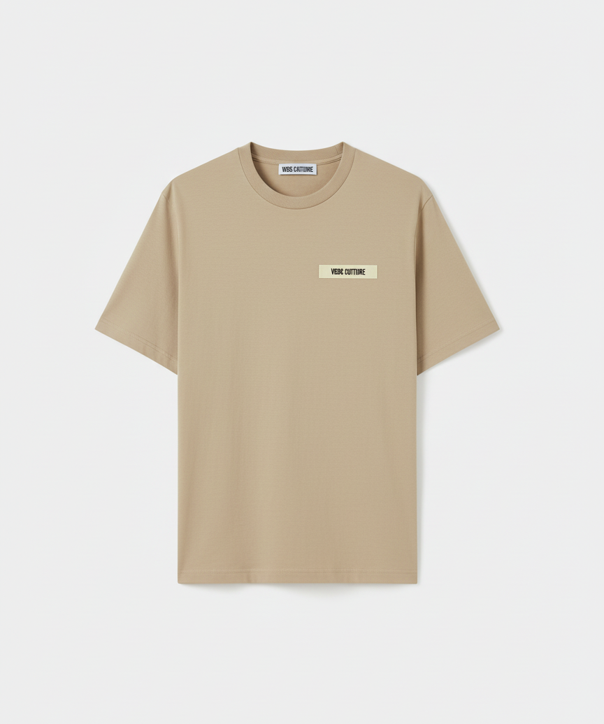 VRSC Couture Patch Tee - Beige