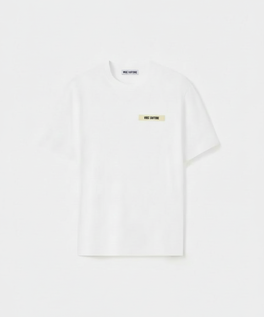 VRSC Couture Patch Tee - Bianco