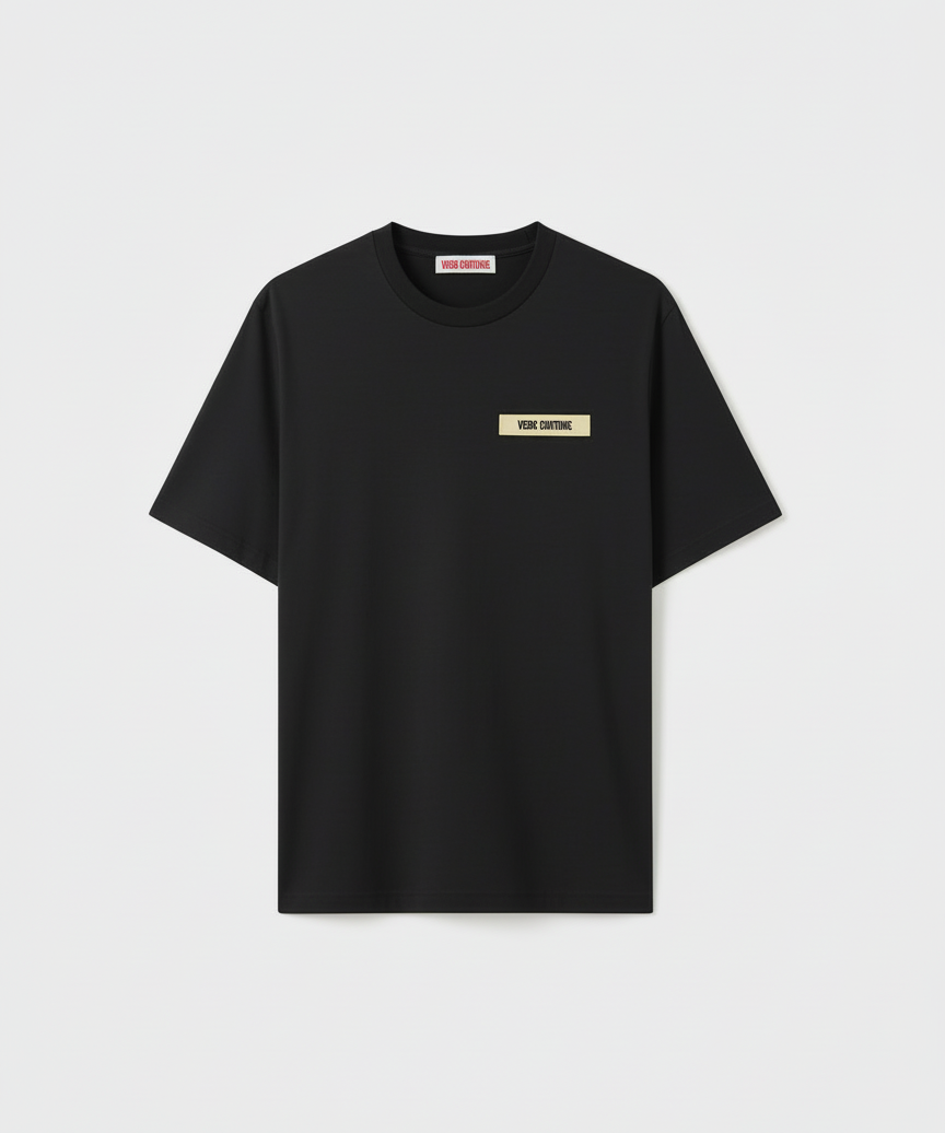 VRSC Couture Patch Tee - Nero
