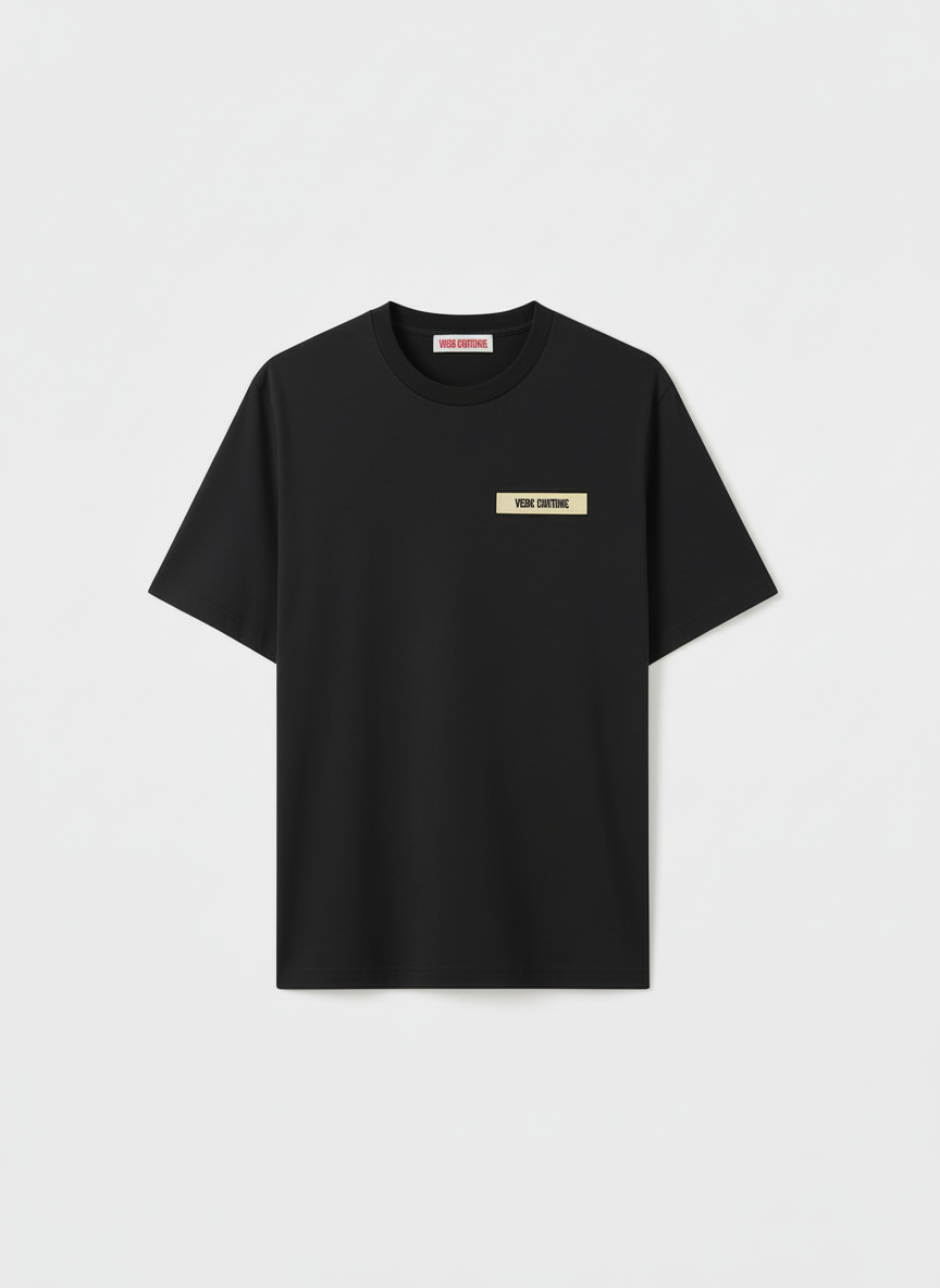 VRSC Couture Patch Tee - Nero