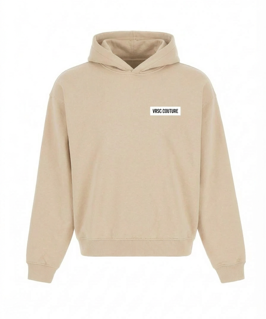 VRSC Couture Patch Hoodie - Beige