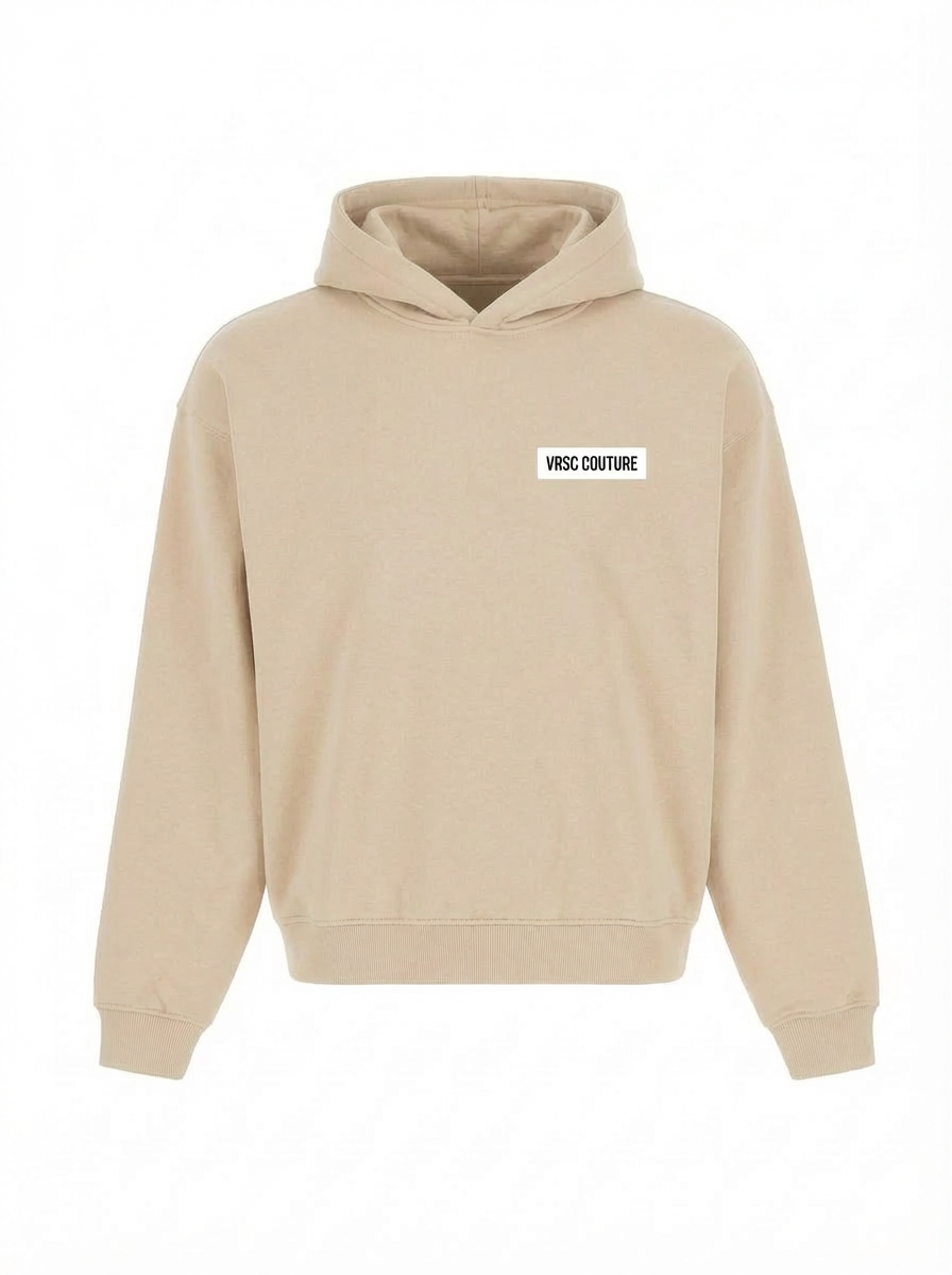 VRSC Couture Patch Hoodie - Beige