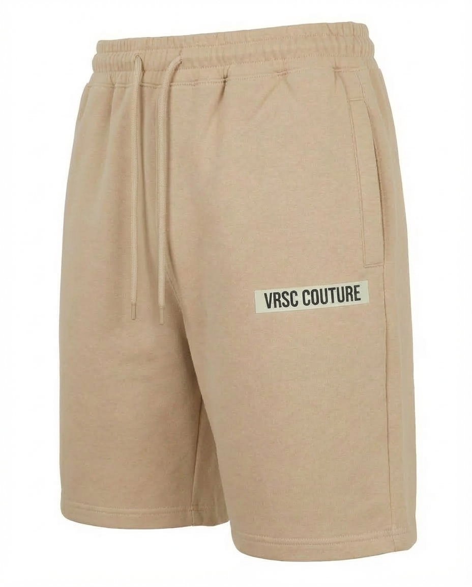 VRSC Couture Patch Shorts - Beige