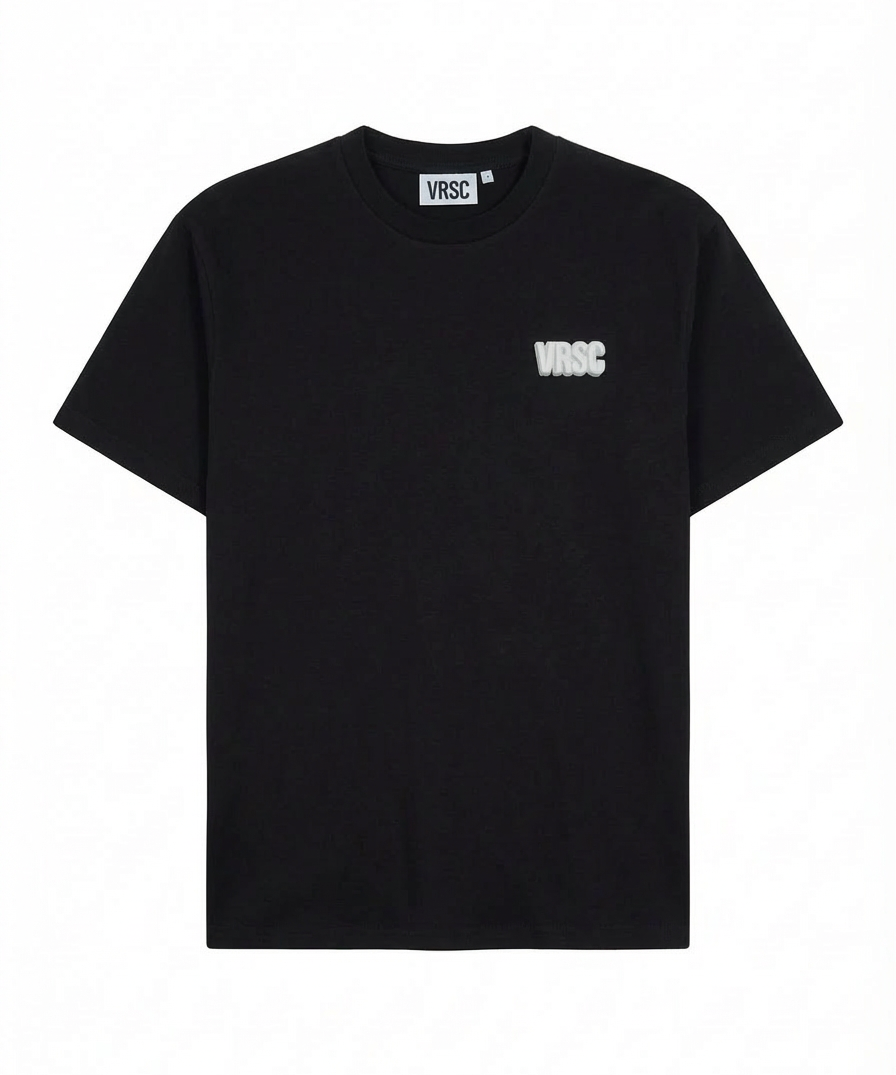 VRSC Oversized Maxi Logo Tee - Nero