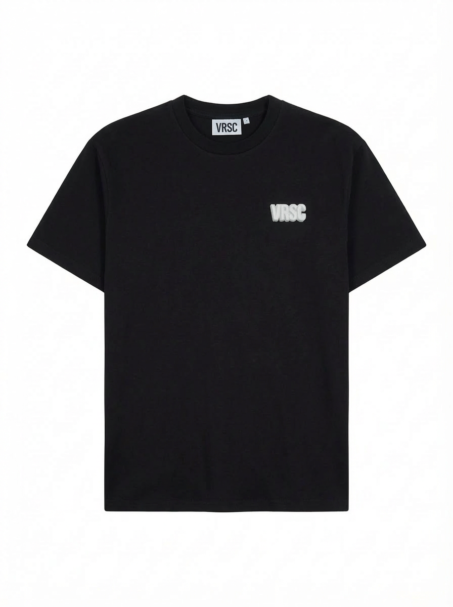 VRSC Oversized Maxi Logo Tee - Nero