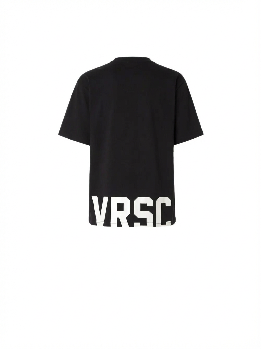 VRSC Oversized Maxi Logo Tee - Nero - Retro