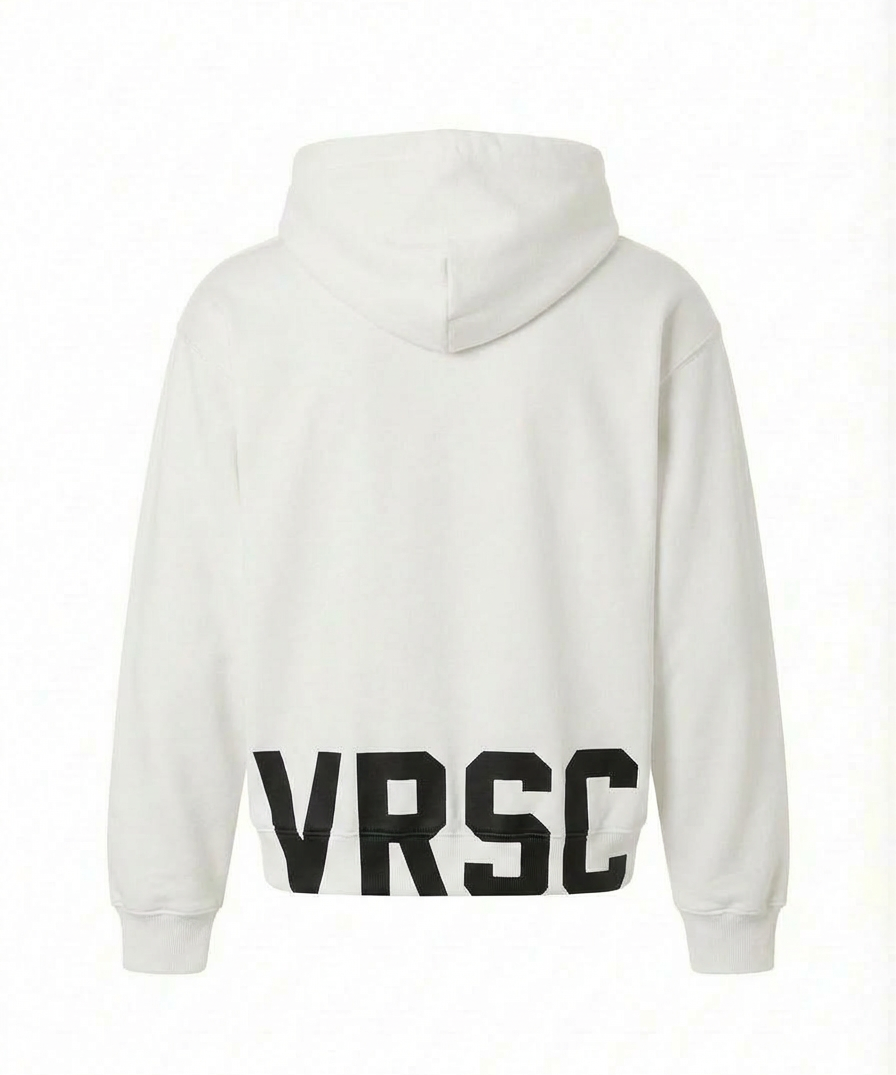 VRSC Maxi Logo Hoodie - Bianco