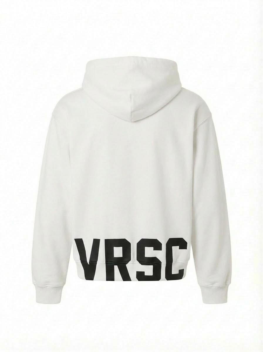 VRSC Maxi Logo Hoodie - Bianco