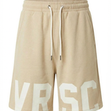 VRSC Maxi Logo Shorts - Beige