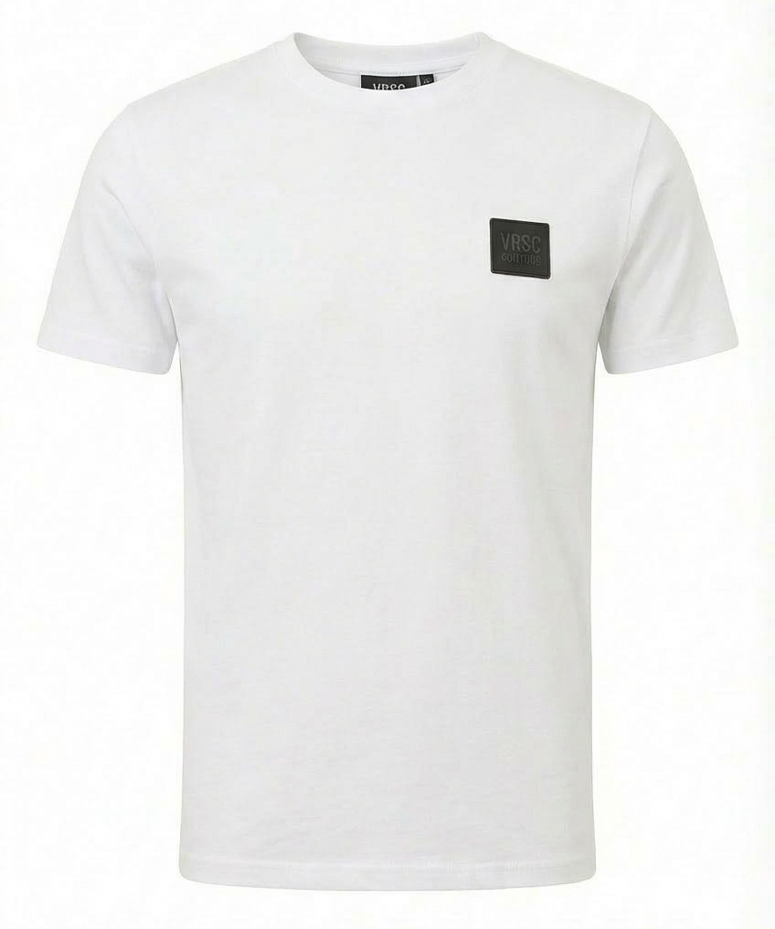 VRSC Couture Rubber Badge Tee - Bianco