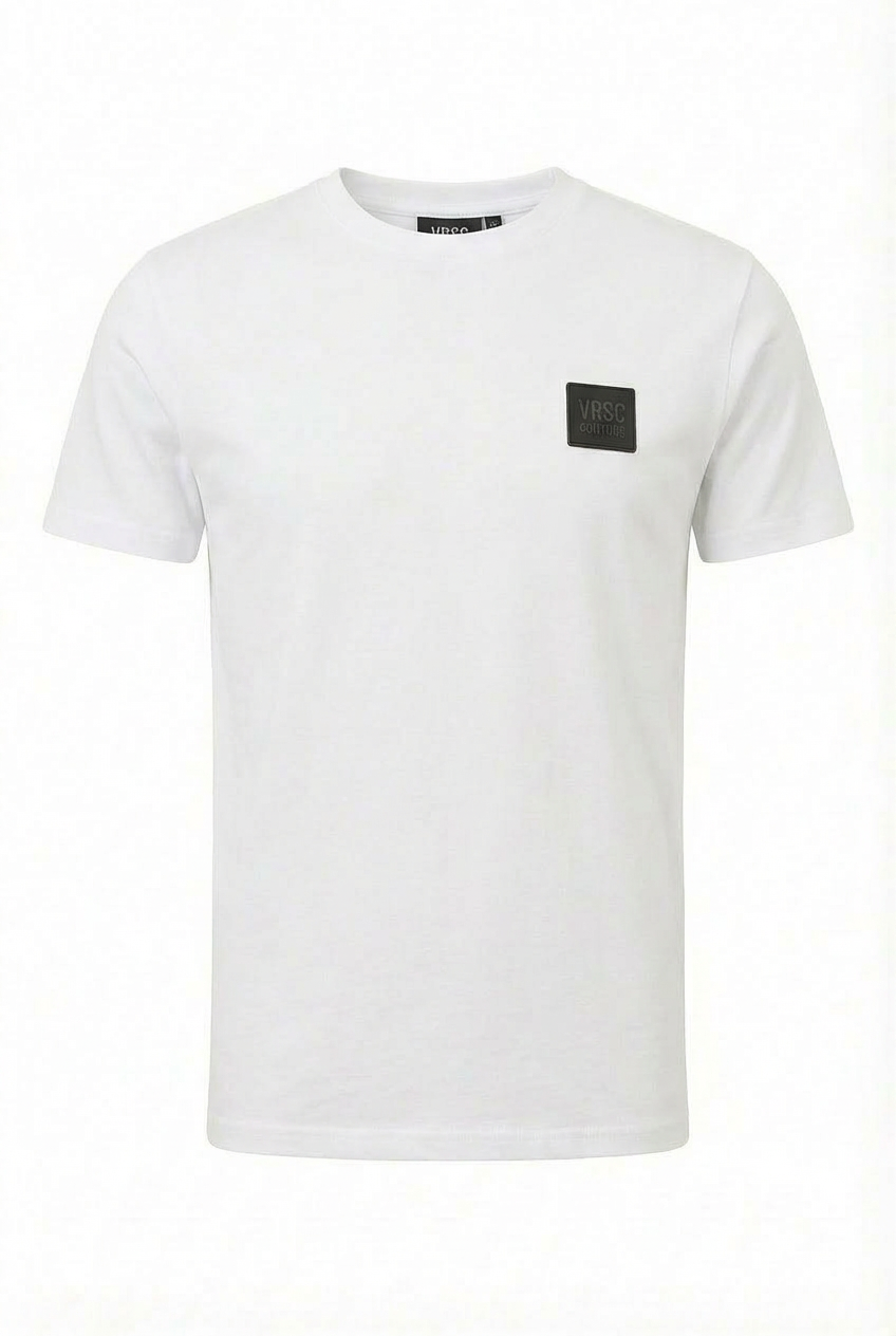 VRSC Couture Rubber Badge Tee - Bianco