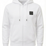 VRSC Couture Rubber Badge Zip Hoodie - Bianco
