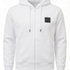 VRSC Couture Rubber Badge Zip Hoodie - Bianco