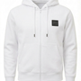 VRSC Couture Rubber Badge Zip Hoodie - Bianco