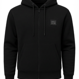 VRSC Couture Rubber Badge Zip Hoodie - Nero