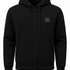 VRSC Couture Rubber Badge Zip Hoodie - Nero