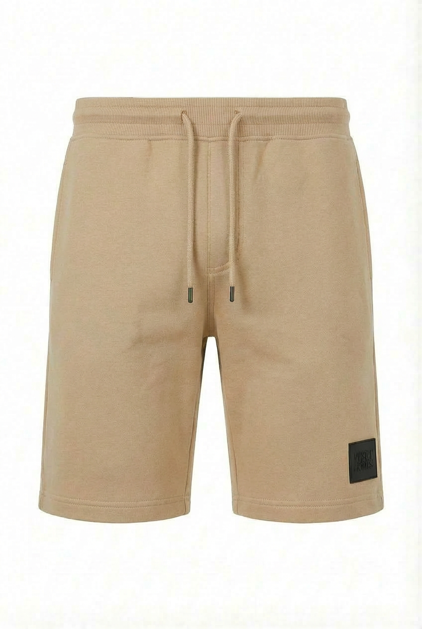 VRSC Couture Rubber Badge Shorts - Beige