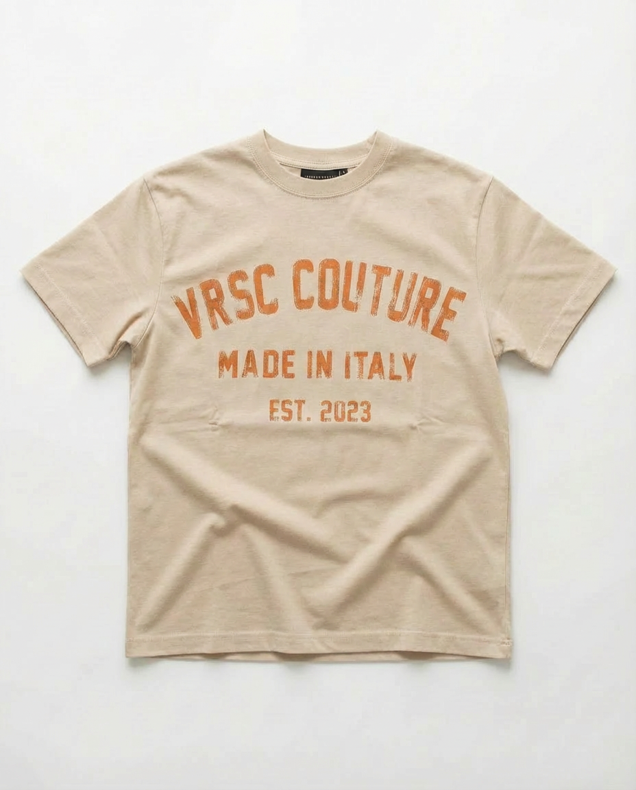 VRSC Couture Made in Italy Tee - Beige
