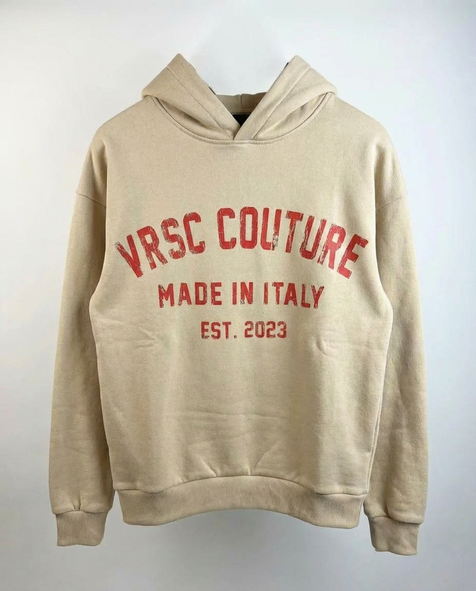 VRSC Couture Made in Italy Hoodie - Beige
