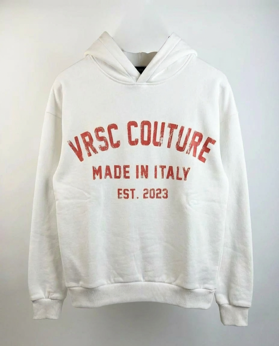 VRSC Couture Made in Italy Hoodie - Bianco