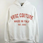 VRSC Couture Made in Italy Hoodie - Bianco