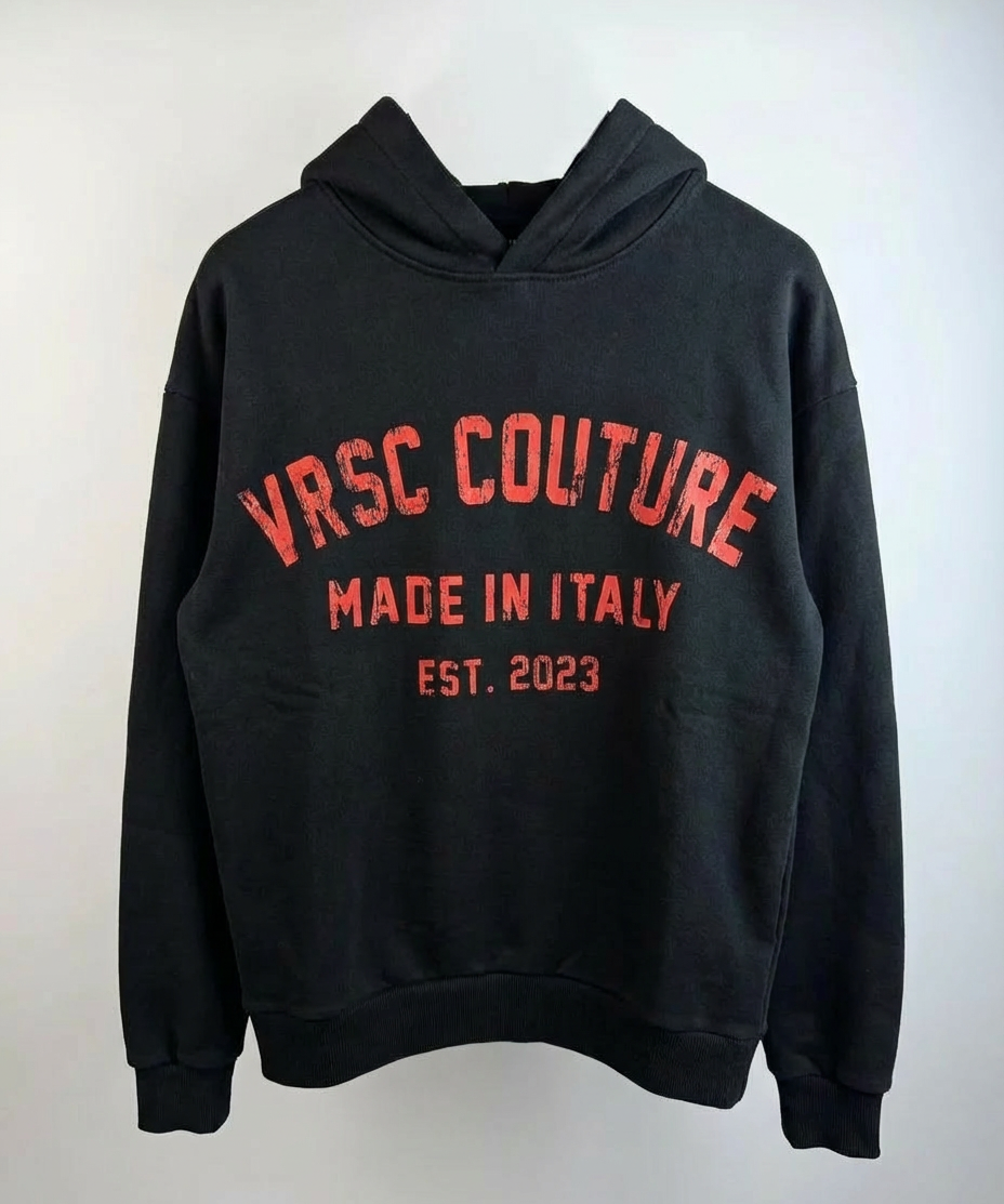 VRSC Couture Made in Italy Hoodie - Nero