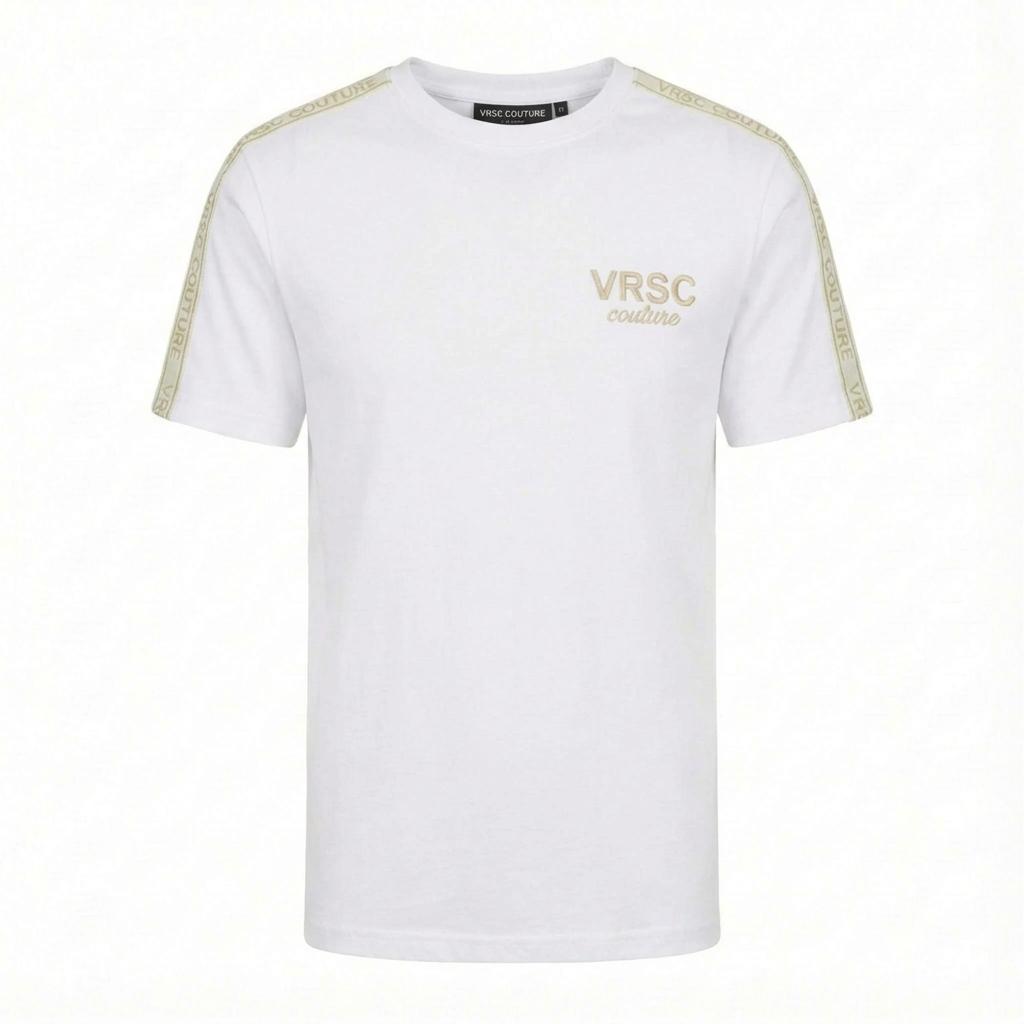 VRSC Couture Tape Logo Tee - Bianco