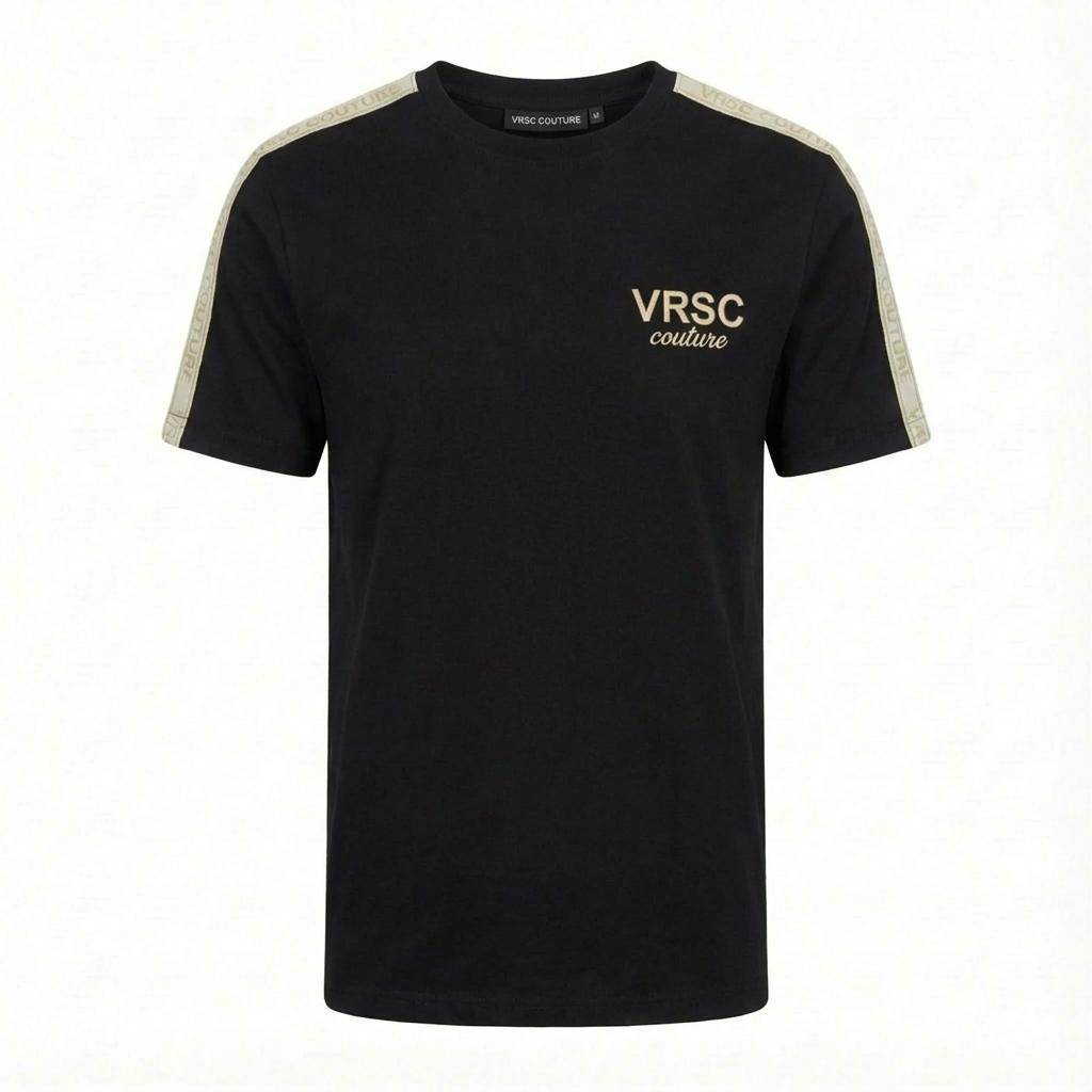 VRSC Couture Tape Logo Tee - Nero