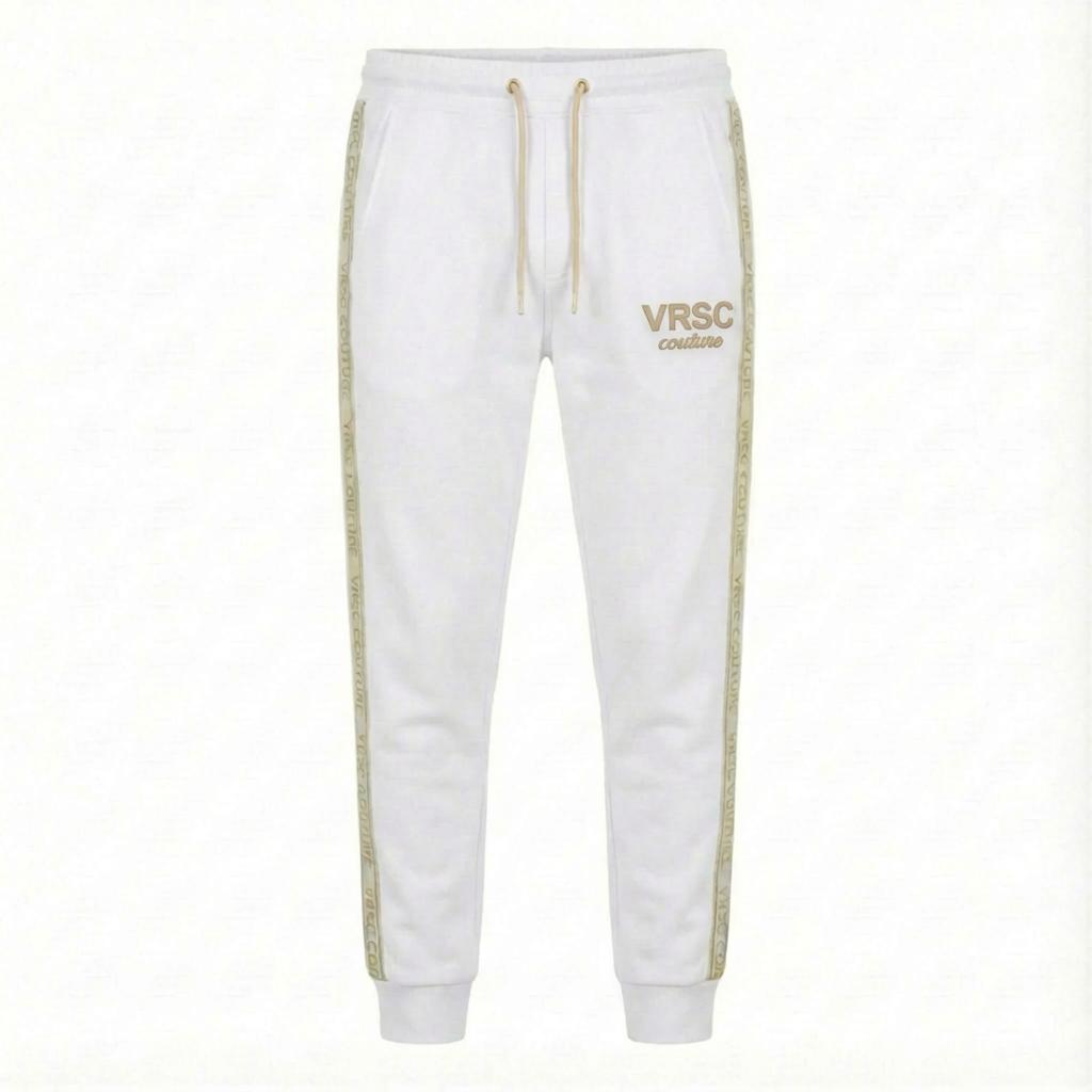 VRSC Couture Tape Logo Jogger - Bianco