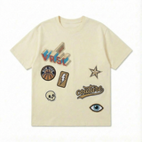 VRSC Couture Multi-Patch Tee - Beige
