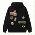 VRSC Couture Multi-Patch Hoodie - Nero