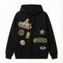 VRSC Couture Multi-Patch Hoodie - Nero