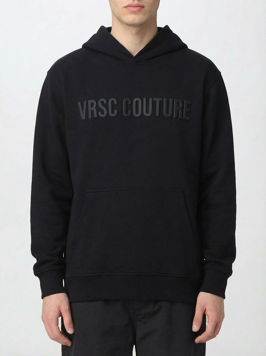 VRSC Couture Embossed Hoodie - Nero