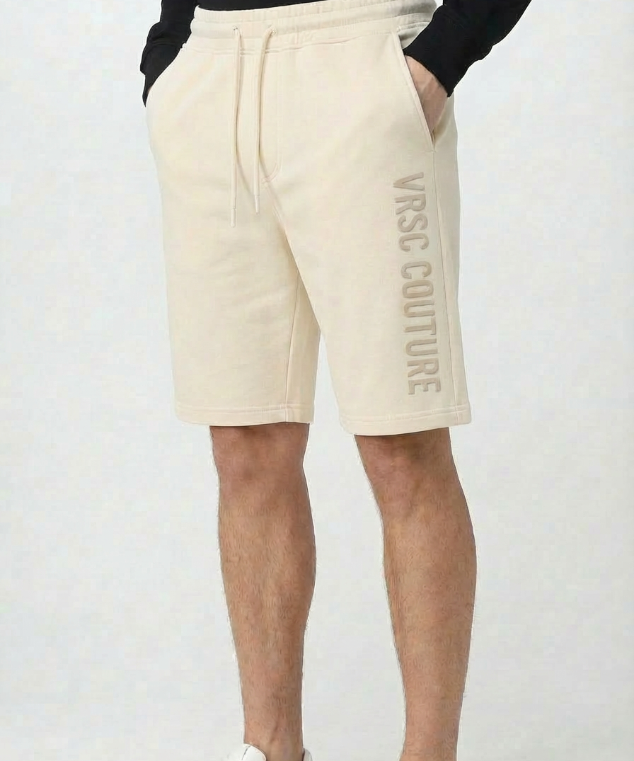 VRSC Couture Embossed Shorts - Bianco