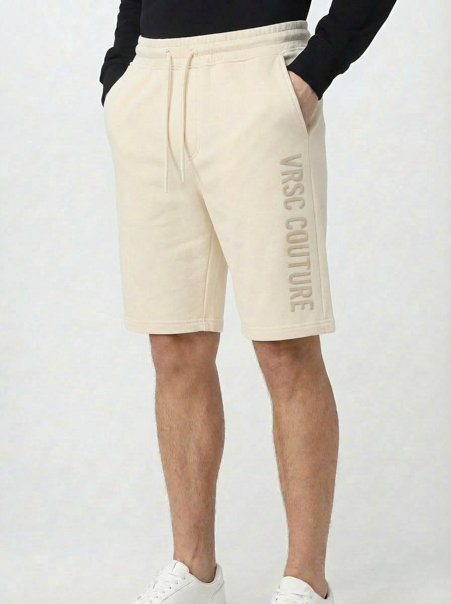 VRSC Couture Embossed Shorts - Bianco