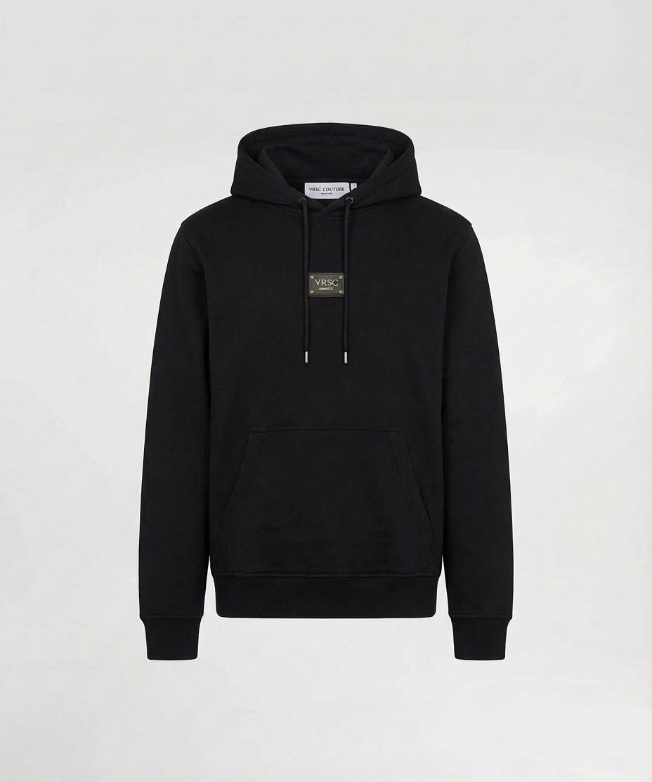 VRSC Couture Metal Plate Hoodie - Nero