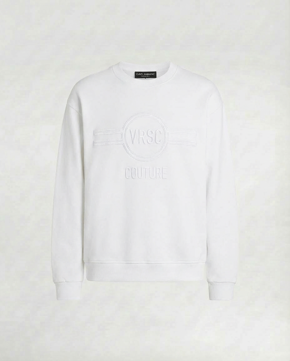 VRSC Couture Circle Emblem Crewneck - Bianco