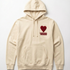 VRSC Couture Heart Patch Hoodie - Beige