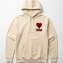 VRSC Couture Heart Patch Hoodie - Beige