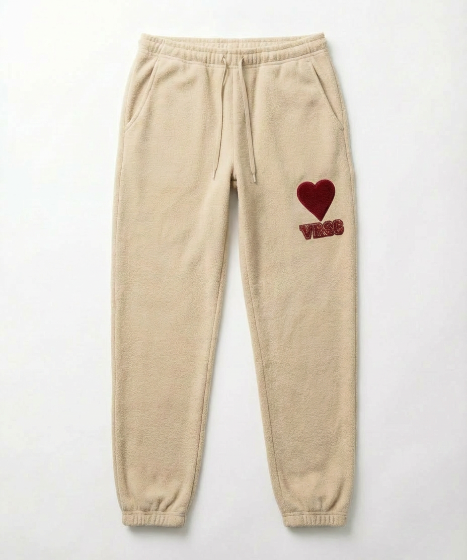 VRSC Couture Heart Patch Jogger - Beige