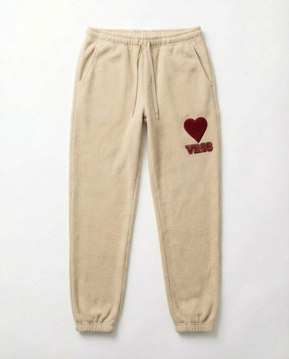 VRSC Couture Heart Patch Jogger - Beige