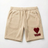 VRSC Couture Heart Patch Shorts - Beige