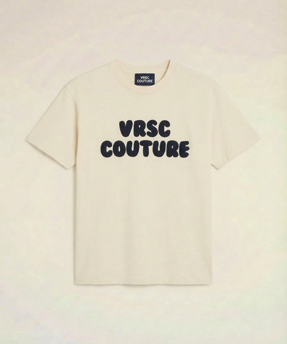 VRSC Couture Chenille Bubble Tee - Bianco