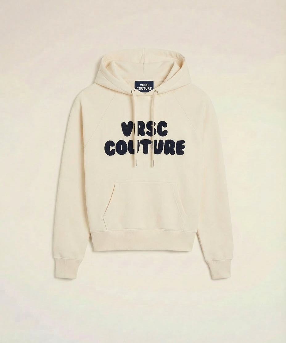 VRSC Couture Chenille Bubble Hoodie - Bianco