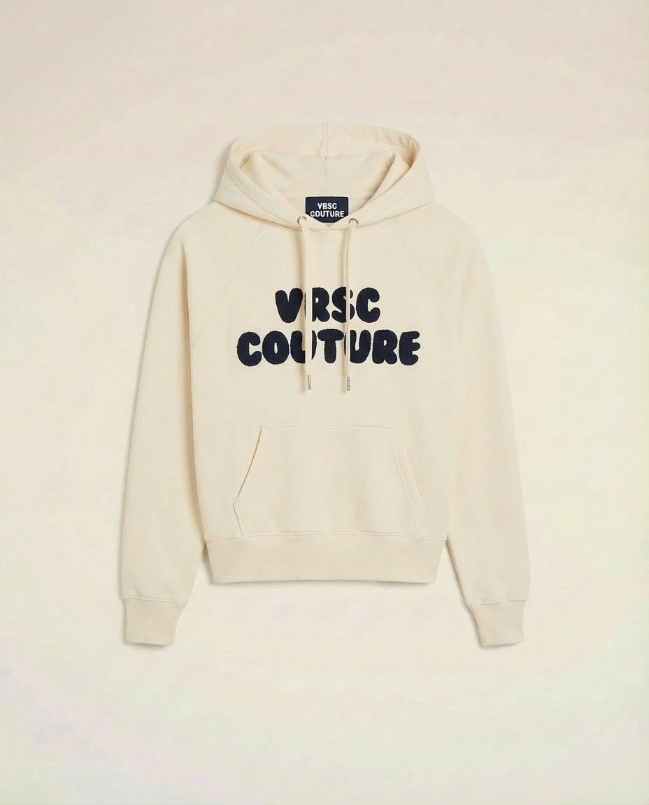VRSC Couture Chenille Bubble Hoodie - Bianco