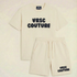 VRSC Couture Chenille Bubble Shorts - Bianco