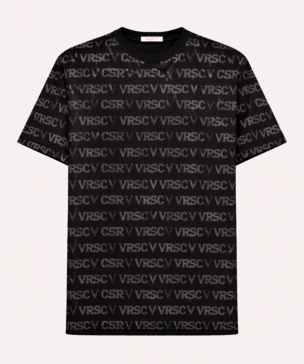 VRSC Couture Monogram Allover Tee - Nero